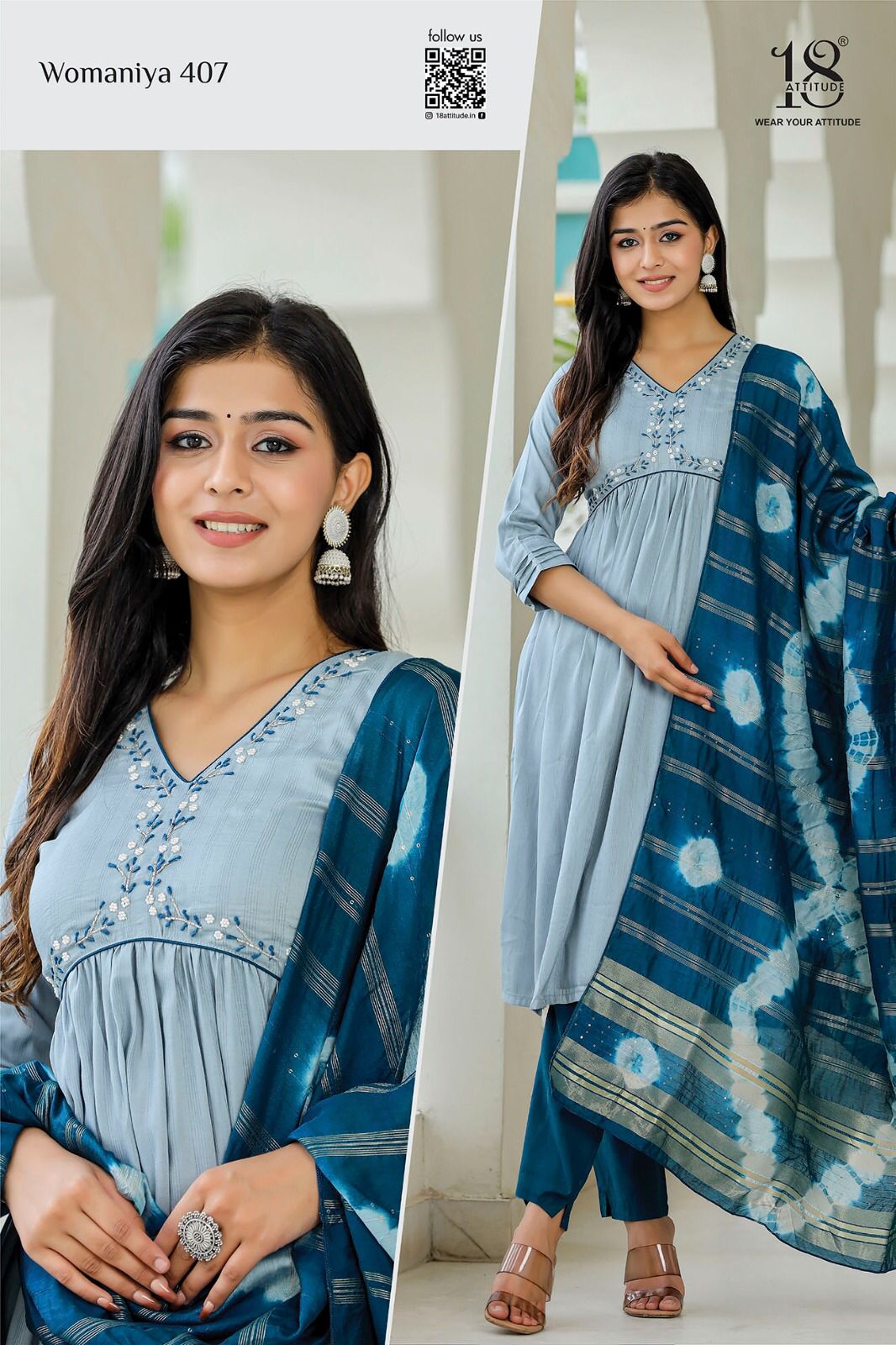 Womaniya Vol 4 Aalia Cut Masleen Kurti and Bottom Catalog
